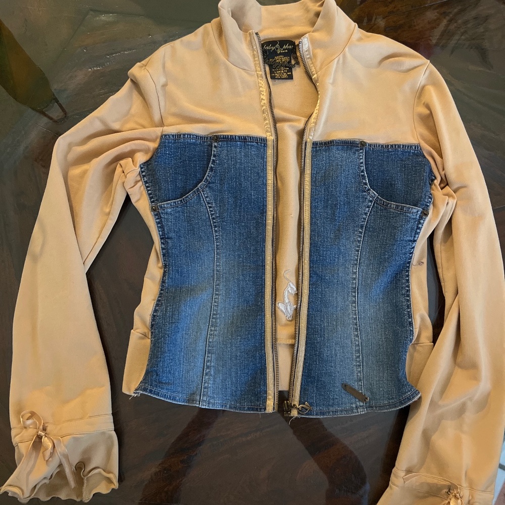 Baby Phat Denim/ tan jacket